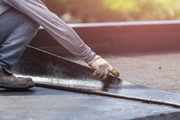 Professional Crawl Space Encapsulation technician working in Mottville, NY